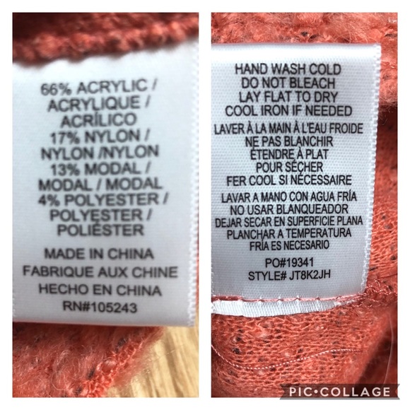 NWT H.I.P. Pink Rose Crop Sweater from Buckle - Picture 8 of 8